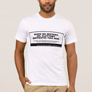 Camiseta Guerra para el aceite