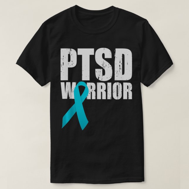 Camiseta GUERRA PTSD Gran regalo de sensibilización (Diseño del anverso)