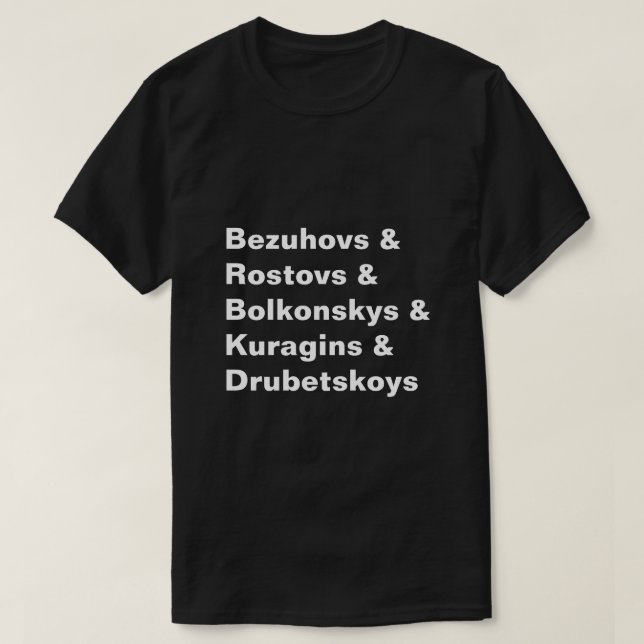 Camiseta Guerra y paz 2019 (Diseño del anverso)