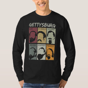 Camiseta Guerras civiles llevan la barba de Gettysburg