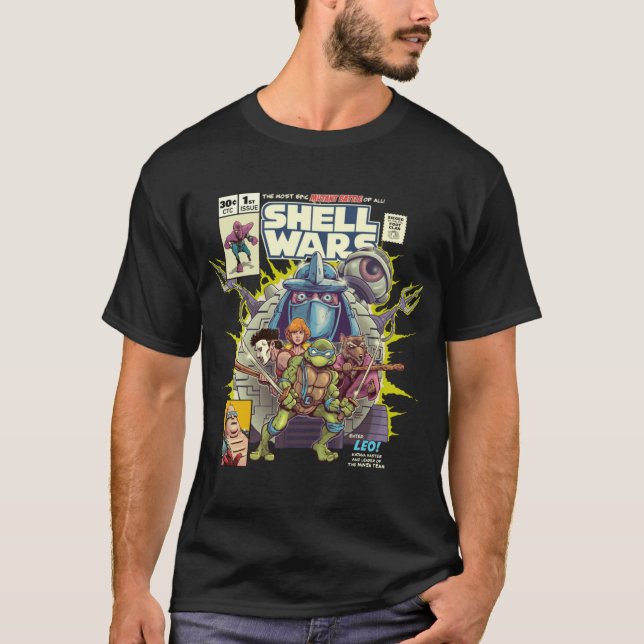 Camiseta Guerras de concha retro (Anverso)