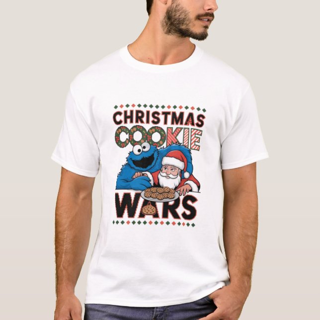 Camiseta guerras de galletas de navidad (Anverso)