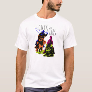 Camiseta Guerras del triunfo de los gatos.  La verdad épic