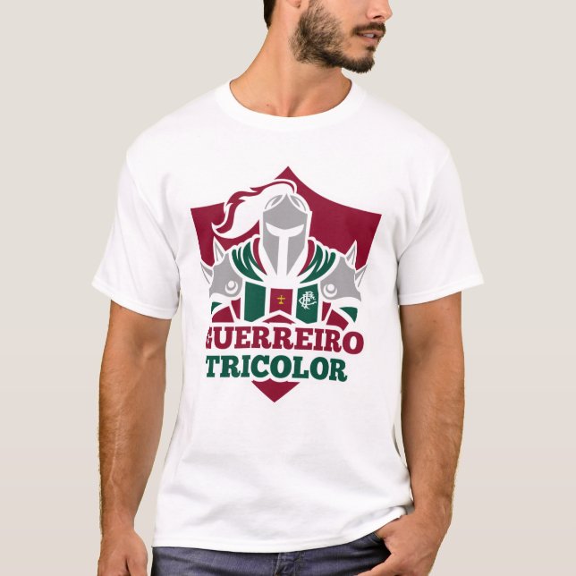 Camiseta Guerreiro Tricolor Fluminense (Anverso)