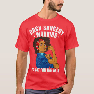 Camiseta Guerrera de cirugía de espalda mujeres afroamerica