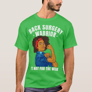 Camiseta Guerrera de cirugía de espalda mujeres afroamerica