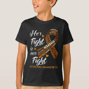 Camiseta Guerrera De Conciencia Su Lucha Es Nuestro Naranja