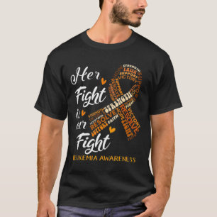 Camiseta Guerrera De Conciencia Su Lucha Es Nuestro Naranja