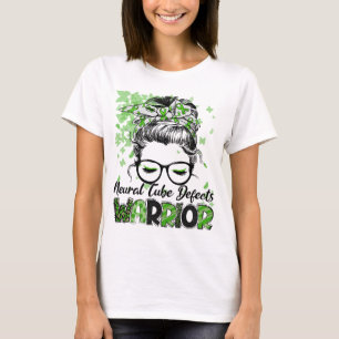 Camiseta Guerrera de defectos del tubo neural mujer niña su