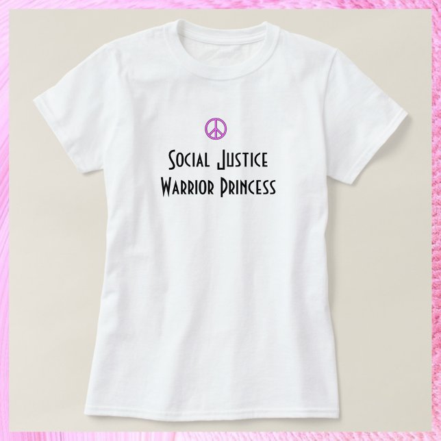 Camiseta Guerrera de Justicia Social Princesa Tee (Subido por el creador)