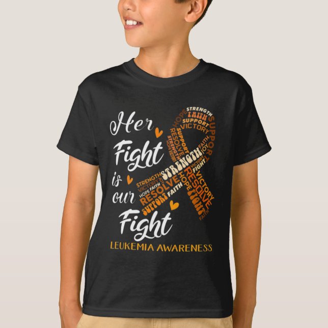 Camiseta Guerrera de la Concienciación sobre Leucemia Su Lu (Anverso)