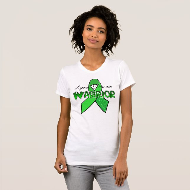 Camiseta Guerrera de la Enfermedad de Lyme (Anverso completo)