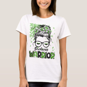 Camiseta Guerrera de la escoliosis Mujer Chica Supervivient