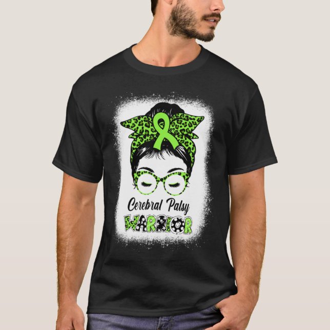Camiseta Guerrera de la parálisis cerebral desordenada muje (Anverso)