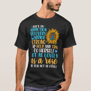 Camiseta Guerrera de recuperación de adicción a las drogas 