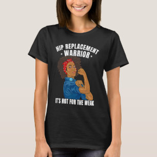Camiseta Guerrera de reemplazo de cadera afroamericanas bla