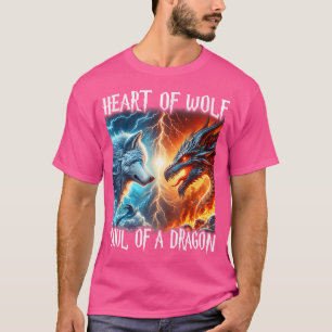 Camiseta Guerrera del lobo del dragón de Guay para las muje