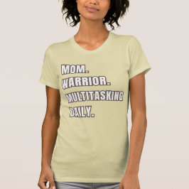 Camiseta Guerrera Mamá Multitarea Regalo Diario de Mamá 202