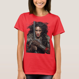 Camiseta guerrera vikinga 