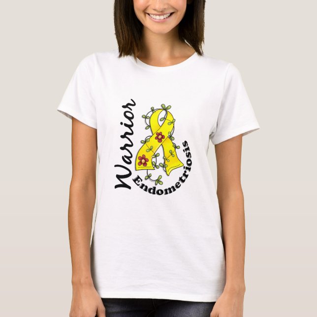 Camiseta Guerrero 15 de la endometriosis (Anverso)
