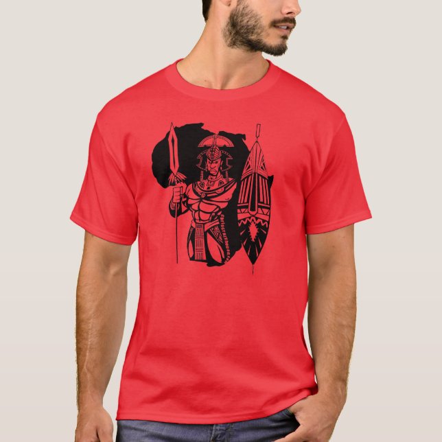 CAMISETA GUERRERO AFRICANO (Anverso)