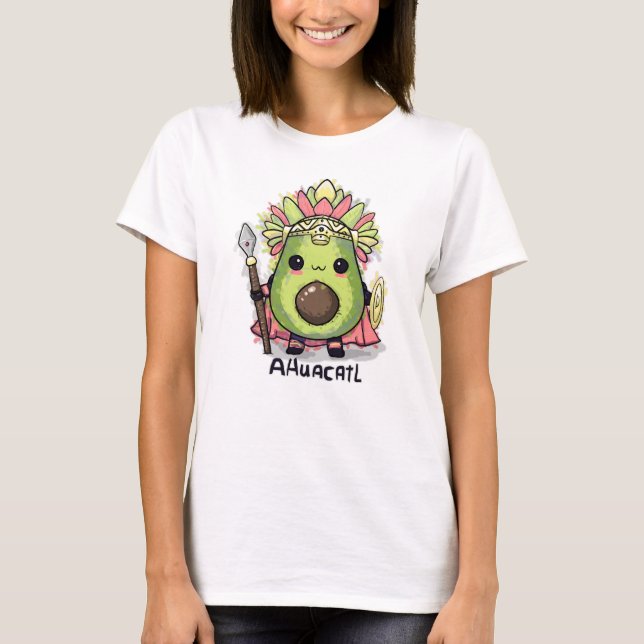 Camiseta Guerrero Ahuacatl Azteca Aguacado (Anverso)