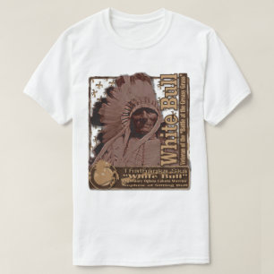 Camiseta Guerrero americano "Toro Blanco"