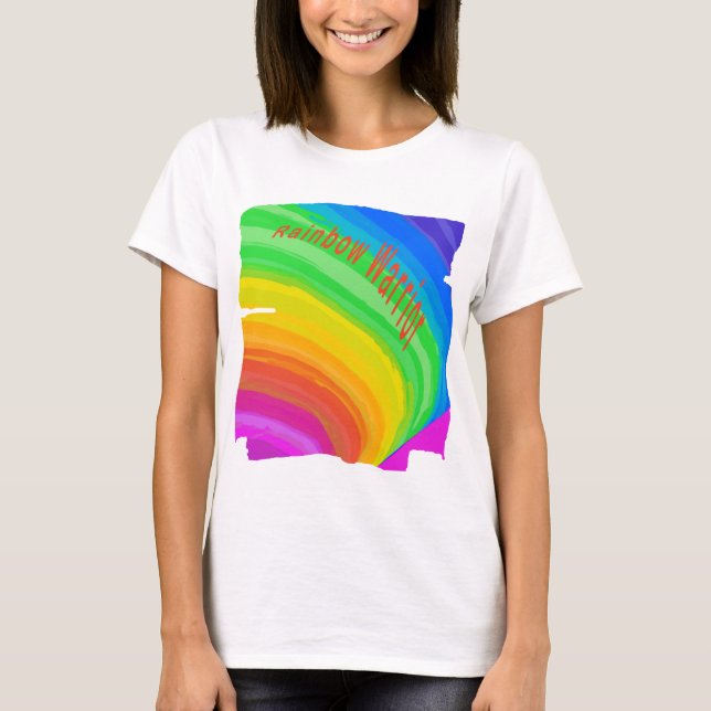 Camiseta Guerrero arcoiris (Anverso)