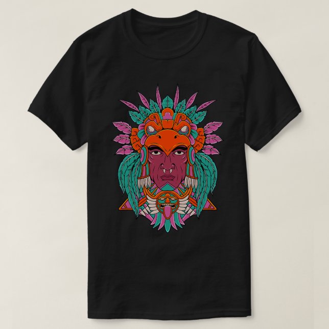 Camiseta Guerrero azteca Eagle Warrior (Diseño del anverso)