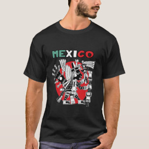 Camiseta Guerrero azteca indígena maya mexicano azteca jagu