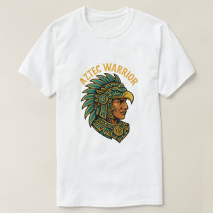 Camiseta Guerrero Azteca – Poder y Coraje Antiguo