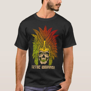 Camiseta Guerrero azteca Rey México Mayas nativas aztecas