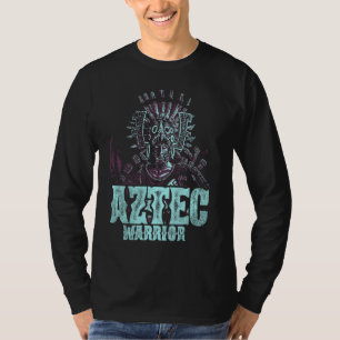 Camiseta Guerrero azteca Rey México Nativo Azteca Mayas 6