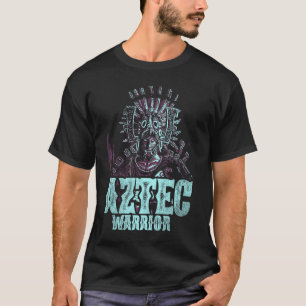 Camiseta Guerrero azteca Rey México Nativo Azteca Mayas 6