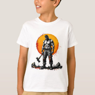 Camiseta guerrero bárbaro fantasía medieval fuerza hummer