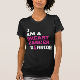 Camiseta Guerrero/bloque/yo soy... Cáncer de mama
