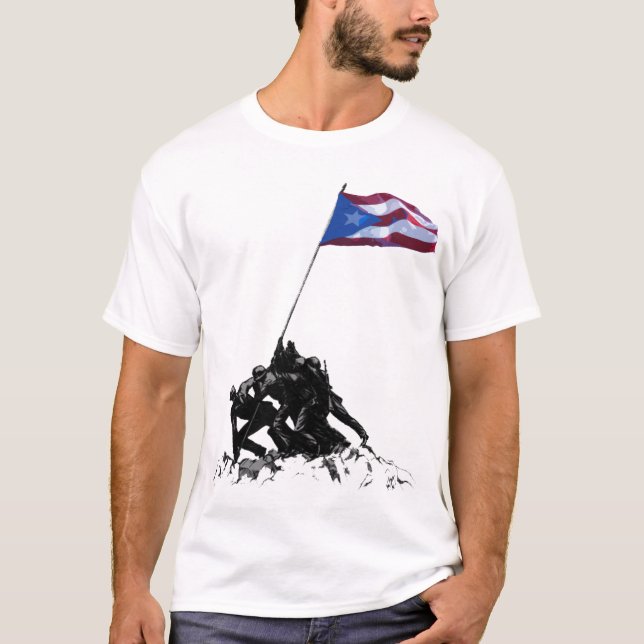 Camiseta Guerrero-Boricua (Anverso)