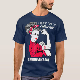 Camiseta Guerrero Cardiomiopatía Conciencia Inquebrantable