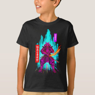 Camiseta guerrero ciberpunk samurái divertido diciendo sarc