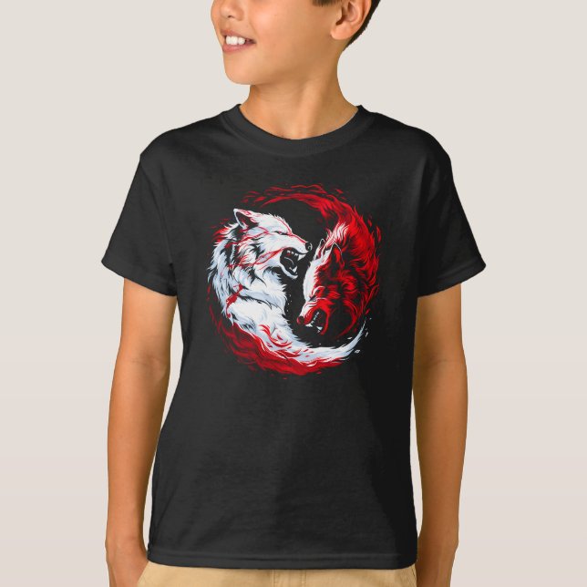 Camiseta Guerrero cósmico blanco rojo (Anverso)