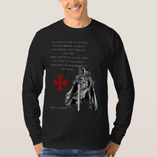 Camiseta Guerrero Cristiano Templario Para Dios Cristiano