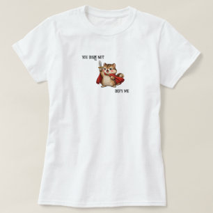 Camiseta Guerrero de Ardilla Lindo No se Atreve a Desafiarm