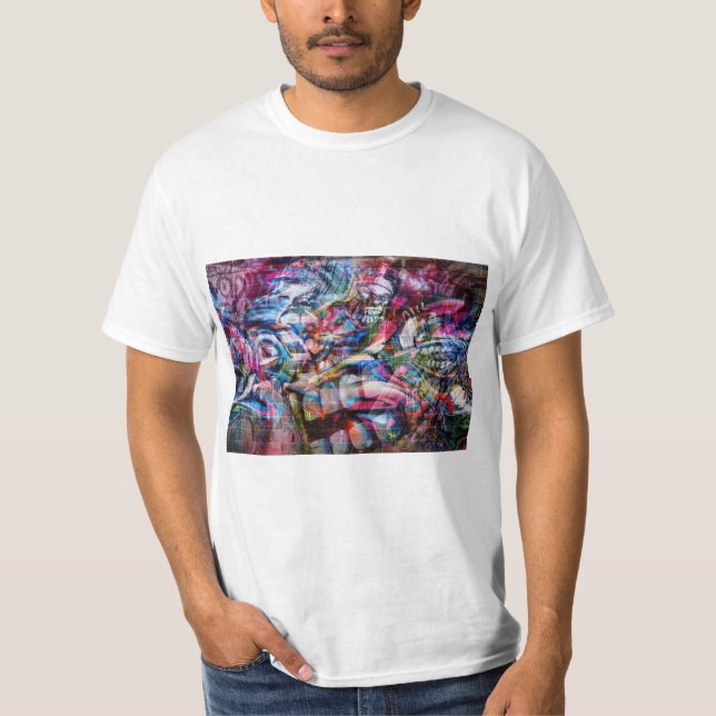 Camiseta Guerrero de arte sonriente (Anverso)