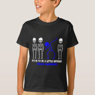 Camiseta Guerrero de Ataxia Cinta Azul de Conciencia de la