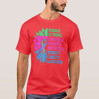 Camiseta Guerrero de atención de la conciencia sobre el cán