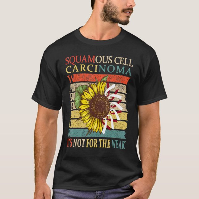 Camiseta Guerrero de Carcinoma de Células Escamosas (Anverso)