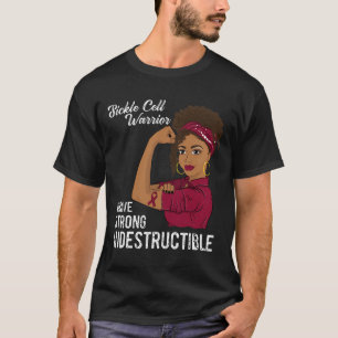 Camiseta Guerrero de células falciformes sobreviviente inde