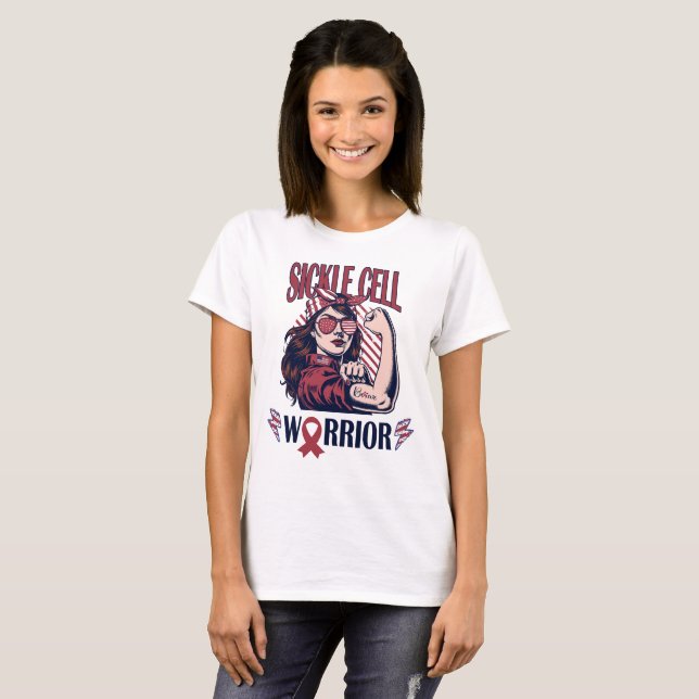 Camiseta Guerrero de células fallidas cree y lucha (Anverso completo)