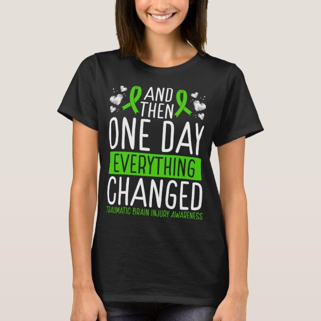 Camiseta Guerrero de Cinta de la Sensibilización sobre Lesi (Anverso)