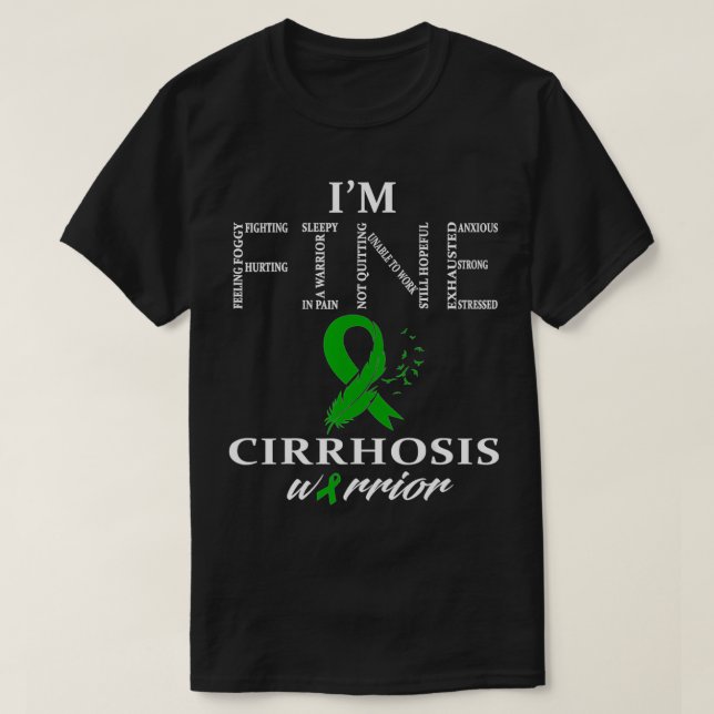 Camiseta Guerrero de cirrosis  (Diseño del anverso)